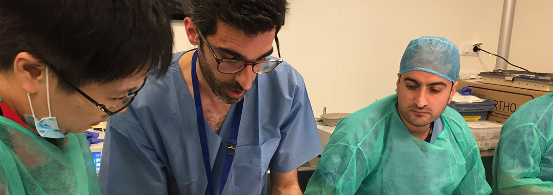 frances malagelada explaining to the students